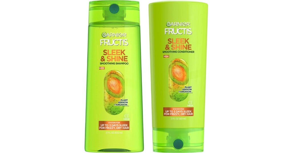 Garnier Fructis Sleek and Shine Shampoo and Conditioner