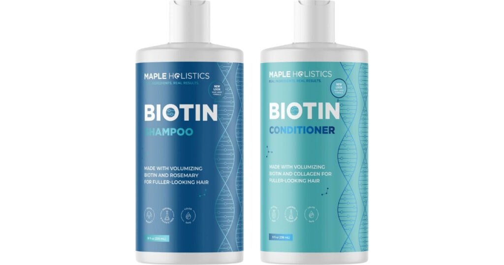 Maple Holistics Biotin Shampoo and Conditioner Set