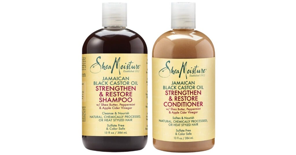 Shea Moisture Jamaican Black Castor Oil Shampoo and Conditioner Set